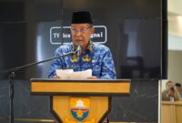 Wakil Gubernur Jambi Drs. H. Abdullah Sani saat Memimpin Rakor TPPS Provinsi Jambi Tahun 2024. (Foto: dok. Kominfo Provinsi Jambi).