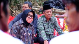 Wakil Gubernur Jambi Abdullah Sani Dampingi Mensos RI Tri Rismaharini.
