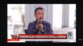Gubernur Jambi Terpilih Al Haris usai Menjalani Pemeriksaan Kesehatan.