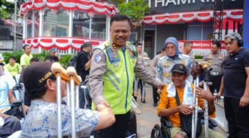 PW GPA Apresiasi Program Kakorlantas “Polantas Menyapa” di Retrospeksi Korban Kecelakaan di Kawasan CFD Bundaran HI