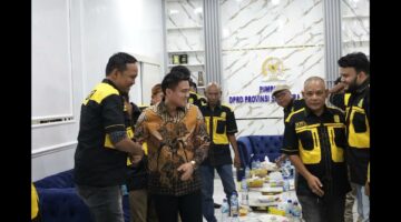 HML Beraudiensi dengan Pimpinan DPRD Sumut Ricky Anthony di Stabat