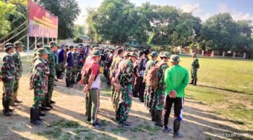 Apel Pagi Satgas TMMD ke-126 Kodim 1426/Takalar, Bangun Semangat Ciptakan Sinergitas
