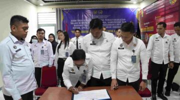 Rutan Pangkalan Brandan Perkuat Komitmen Berantas Narkoba dan Barang Ilegal Melalui Penandatanganan Bersama