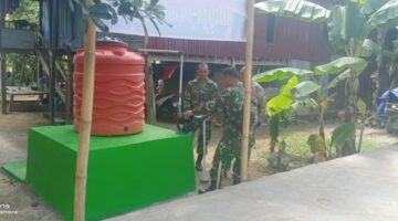 Jelang Penutupan, Satgas TMMD Tuntaskan Proyek Pembuatan Sumur Bor