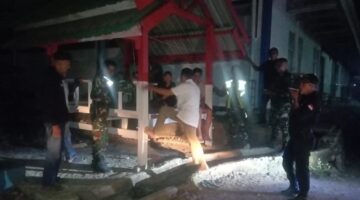 Koramil 1426-02/Polsel Ajak FKPPI, Linmas Dan Tokoh Masyarakat Patroli Bersama