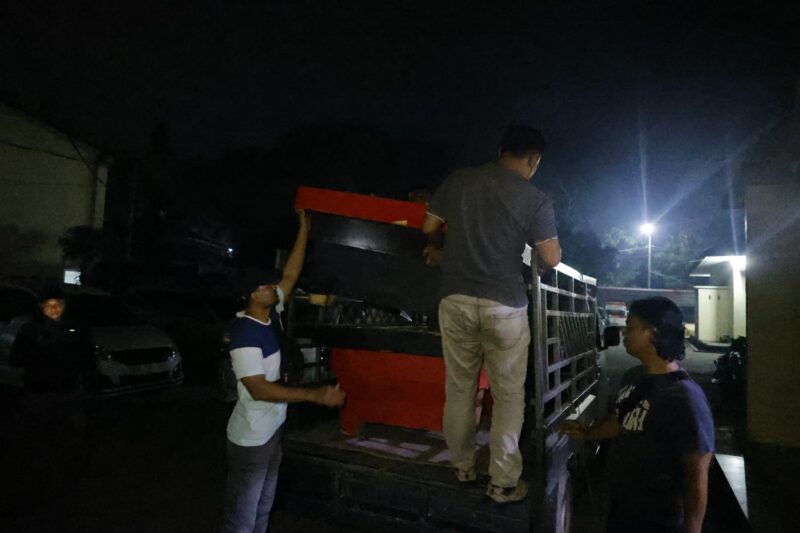 Foto Istimewa Penangkapan Terduga Pelaku Judi Tembak Ikan di Stabat 