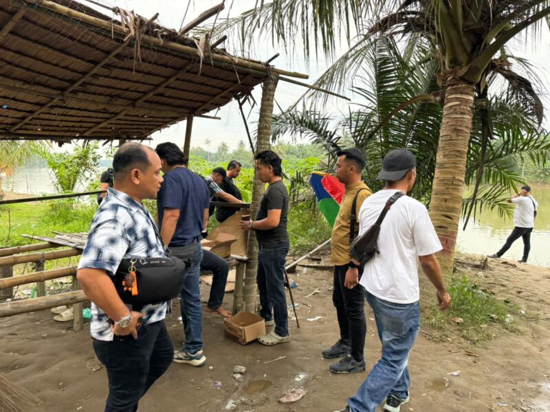 Foto Istimewa Pembersihan Diduga Barak Narkotika Kecamatan Tanjung Pura 