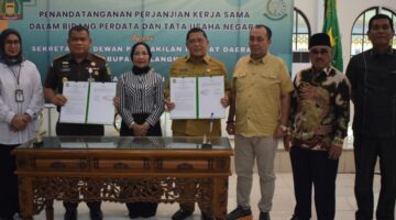 Seketariat DPRD dan Kejari Langkat Teken MoU Penanganan Masalah Hukum