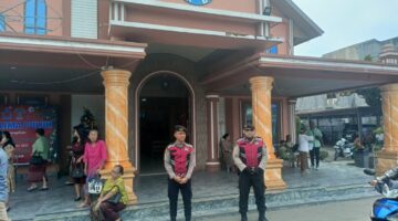 Sat Sabhara Polres Batu Bara Patroli dan Amankan Gereja-Gereja di Wilayah Hukum Polres Batu Bara