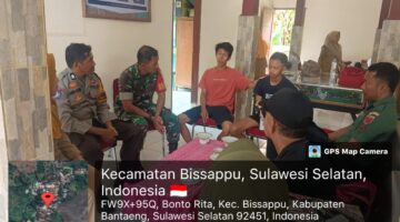 Babinsa Kelurahan Bonto Rita Bersama Pilar Laksanakan Komsos dan Mediasi Warga