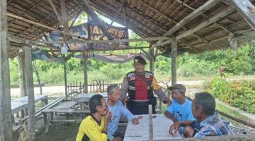 Polsek Medang Deras Tingkatkan Kehadiran Polisi di Desa, Kanit Samapta Aktif Sosialisasi Kamtibmas dan Tangkal Hoax