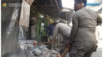 Pemkab Karo Laksanakan Penataan Tempat berjualan/Lapak di Kawasan Pusat Pasar Berastagi. Liputan 1 net,Kab Karo