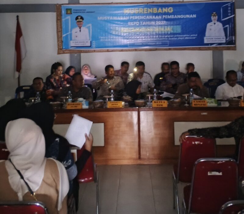Foto Istimewa Suasana Pemadaman Listrik Antusias Musrenbang Kecamatan Binjai Patut Apresiasi 