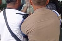Foto Tangkapan Layar Video Dugaan Wartawan Di Larang Meliput di Ruang Pola Bupati Langkat Kamis (12/2/2026)