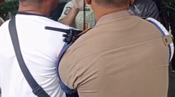 Foto Tangkapan Layar Video Dugaan Wartawan Di Larang Meliput di Ruang Pola Bupati Langkat Kamis (12/2/2026)