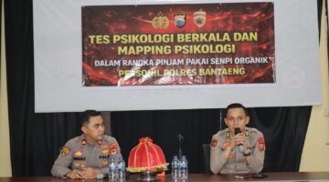 Polres Bantaeng Gelar Tes Psikologi Berkala dan Mapping Psikologi Tahun 2026