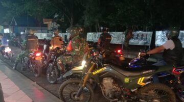 Semangat Bantaeng Bisa, Koramil 1410-01/Bissappu Kodim 1410/Bantaeng Gelar Patroli Kolaborasi Bersama Komduk