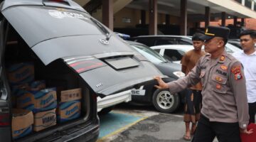Aparat Kepolisian Berhasil Menggagalkan Pengiriman Minuman Keras Ilegal Ke wilayah Sampang