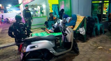 Binter Kolaborasi Patroli/Siskamling Koramil 1410-03/Tompobulu Bersama Komduk Wujudkan Semangat Bantaeng Bisa