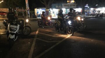 Binter Kolaborasi Semangat Bantaeng Bisa, Koramil 1410-01/Bissappu Gelar Patroli Siskamling Bersama Komduk