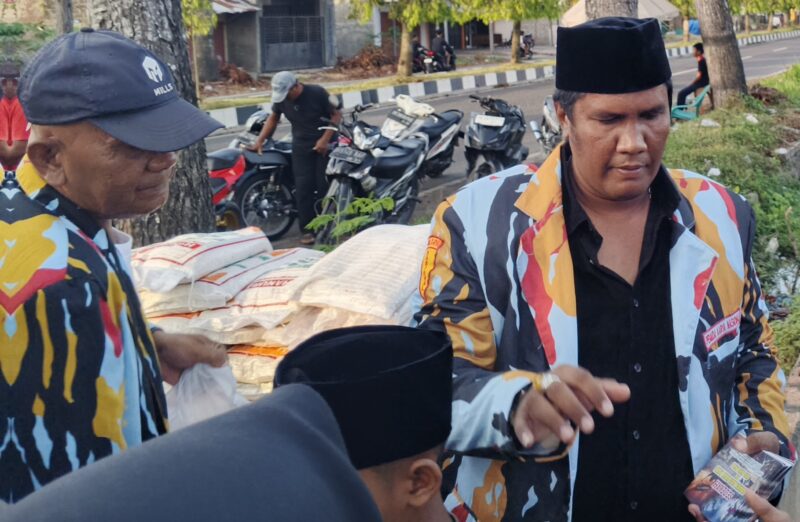 Foto Istimewa Pemberian Tali Asih Pada Anak Yatim-piatu Jalan Proklamasi Stabat dan Pemasangan Plang Pemuda Karya Nasional Maju Jaya Abadi (3/3/2026)