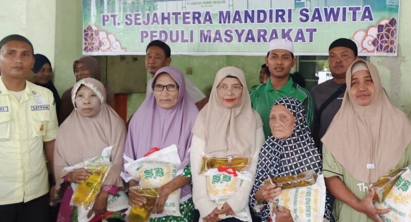 Dokumentasi Foto Pembagian Tali Asih PT Sejahtera Mandiri Sawita Jumat (13/3/2026)