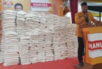 Foto Istimewa di Sekretariat Dewan Pimpinan Cabang Hanura Kabupaten Langkat Ketua Abdul Rasyidin Pane,Jumat (13/3/2026)
