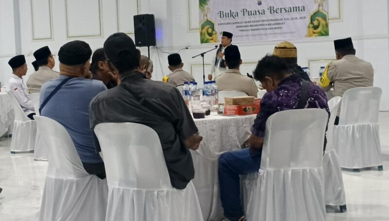 Foto Istimewa Polres Langkat Berbuka Puasa Bersama Insan Pers Jum'at (13/3/2026)