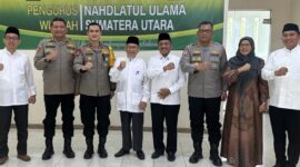 Dokumentasi Foto Kegiatan Wakapolda Sumut Brigjen Sony Irawan Beserta Jajarannya di Kantor Sekretariat PWNU Sumut Jalan Sei Batang Hari Babura,Rabu(25/3/2026)