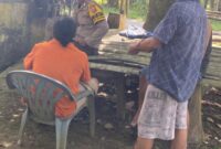 Dokumentasi Foto Kegiatan Bhabinkamtibmas Polsek Salapian Bersama Masyarakat 