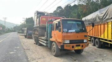 Polda Sumut Amankan Ekskavator dari Tambang Emas Ilegal di Mandailing Natal, Diduga Dihadang Belasan Oknum Misterius