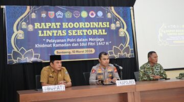 Jelang Idul Fitri 1447 H, Polres Bantaeng Gelar Rapat Koordinasi Lintas Sektoral
