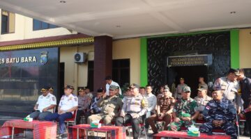 Polres Batu Bara Gelar Apel Gelar Pasukan Operasi Ketupat Toba 2026 Jelang Hari Raya Idul Fitri