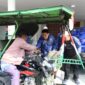Dokumentasi Foto Pembagian 250 Bingkisan Paket Sembako untuk Pahlawan Roda Tiga di Stabat 