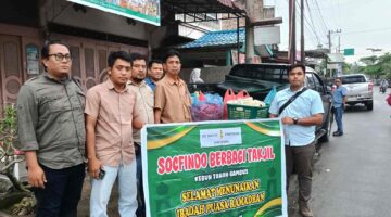 PT Sofin Indonesia (Socfindo) Perkebunan Tanah Gambus Bagikan Ratusan Takjil di Simpang Dolok, Ajak Masyarakat Rasakan Kebersamaan Ramadhan 1447 H