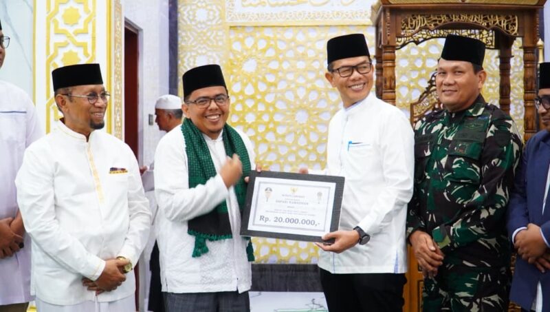 Dokumentasi Foto Tim Safari Ramadhan 2026 di Masjid Kecamatan Stabat H.Amril Nasution 
