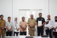 Dokumentasi Foto Kegiatan Audensi ITF Sumut di Ruang Kerja Bupati Langkat Selasa(7/4/2026)