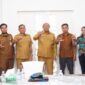 Dokumentasi Foto Kegiatan Audensi May Day  Bupati Langkat H Syah Afandin Bersama Serikat Buruh 