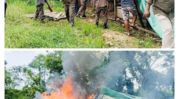 Kapolsek Pasar Kemis Tegaskan Penindakan, Arena Sabung Ayam di Pangadegan Dibongkar dan Dimusnahkan