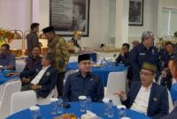 Dokumentasi Foto Kegiatan Halalbihalal Partai NasDem Bersama Pimpinan DPRD Provinsi Sumatera Utara Ricky Anthony di Kantor Sekretariat Jalan HM Yamin Medan Sabtu (11/4/2026)