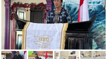 Acara Pembukaan Persidangan ke- 45 Klasis GPM Tanımbar Utara, di Hadiri Wakil Bupati Kabupaten Kepulauan Tanimbar.