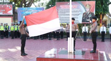 Polres Bantaeng Gelar Upacara Hari Kesadaran Nasional, Tekankan Kedisiplinan dan Profesional