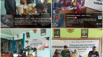 Babinsa Desa Centini, Bulutigo, Bulubrangsi & Durikulon Kawal Penyaluran Bantuan Pangan, Pastikan Tepat Sasaran