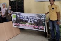 Dokumentasi Foto Kegiatan Penyerahan CSR PT MTT di Kelurahan Kampung Lama Kecamatan Besitang Jumat(17/4/2026/)