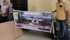 Dokumentasi Foto Kegiatan Penyerahan CSR PT MTT di Kelurahan Kampung Lama Kecamatan Besitang Jumat(17/4/2026/