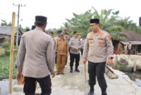 Dokumentasi Foto Kegiatan Renovasi Jembatan Bhayangkara di Desa Karang Gading Kecamatan Secanggang 