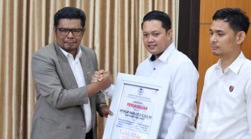 Dokumentasi Foto Kegiatan Penerimaan Penghargaan Komnas Perlindungan Anak di Aula Wriasetia Polres Langkat Selesa(28/4/2026)