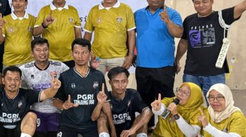 Dokumentasi Foto Kegiatan Porseni PGRI Kabupaten Langkat di GOR,Minggu (26/4/2026)