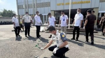 Perkuat Sinergi Penegakan Hukum, Lapas Kelas IIA Binjai Hadiri Pemusnahan Barang Bukti Inkracht di Kejari Binjai