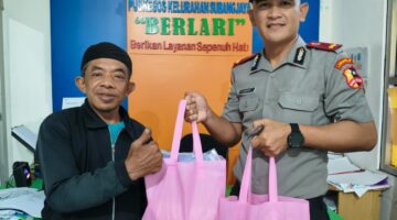 Siswa Setukpa Lemdiklat Polri Angkatan 55 Gelar Baksos di Sukabumi